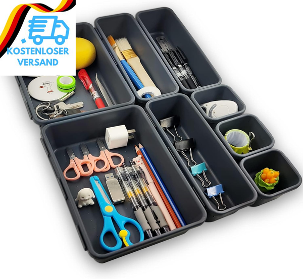 Schubladen Organizer Ordnungssystem,8 StüCk Getrennte Schublade Organizer,Oganiz-image