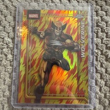 2026 Topps Chrome Marvel Human Torch Refractor /39 #199 Wolverine