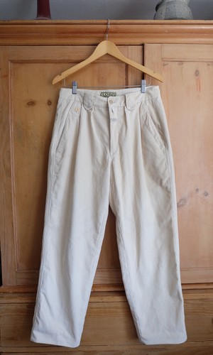 Marithé + François Girbaud, Vintage 1980’s CLOSED by Marithe Francois Girbaud Cotton Corduroy Trousers Pants