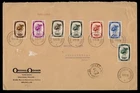 DR WHO 1938 BELGIUM FDC ANTI TB SEMI POST COMBO REGISTERED TO SWEDEN LR70615