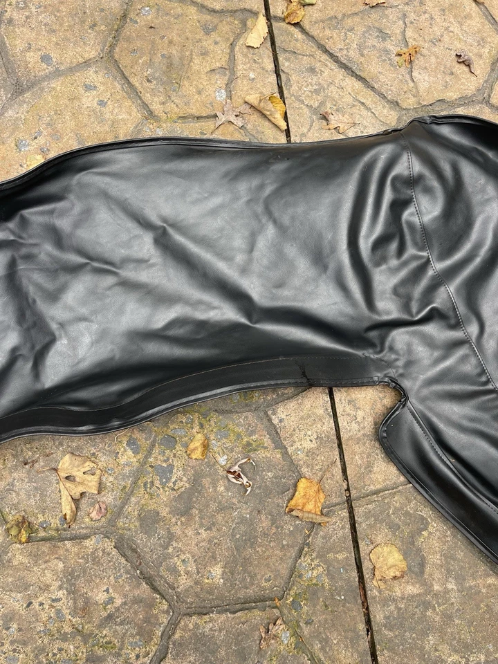 1983-1989 Ford Mustang Fox Body conversível top bota desfile capa OEM preta - Imagem 4 de 4