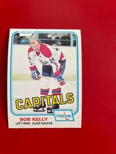 1981-82 O-Pee-Chee OPC #349 Bob Kelly - Washington Capitals NRMT