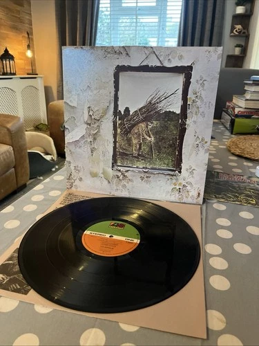 LED ZEPPELIN Untitled 4 UK PRESS 1971 ATLANTIC A2/B2 VG+/EX