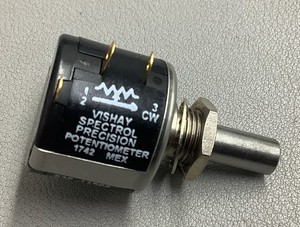Vishay 534 10 k Precision Potentiometer 10-Turns 10-Gang Panel, 534B1103JC | RS Vishay 534 10 k Precision Potentiometer 10-Turns 10-Gang Panel, 534B1103JC | RS