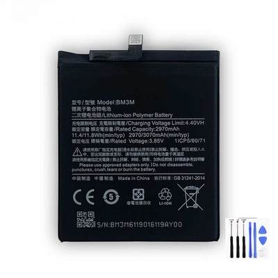 New BM3M Replacement Battery For Xiaomi Mi 9SE 3070 mAh + Tools