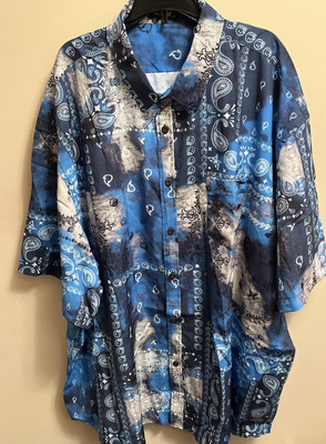 MCEDAR Men s Button Down Shirt Size 4XL New