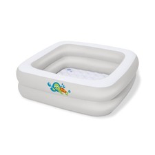 Image of Bestway Inflatable Baby Bath Tub, Portable and 86 x 86 x 25 cm, White 