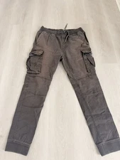 Grey H&M cargo Size Medium crazy fade on the pants