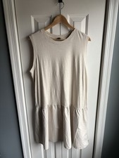 Universal Thread Womens Beige Sleeveless Pullover Mini Shift Dress Size XL NWT