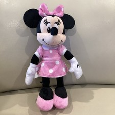 Disney 10" Minnie Mouse Pink Polka Dot Just Play Plush