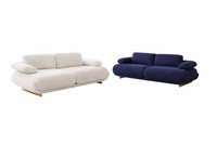Wohnzimmer Set Modern Mehrfarbig Designer-Couch Komfortabel Stoff
