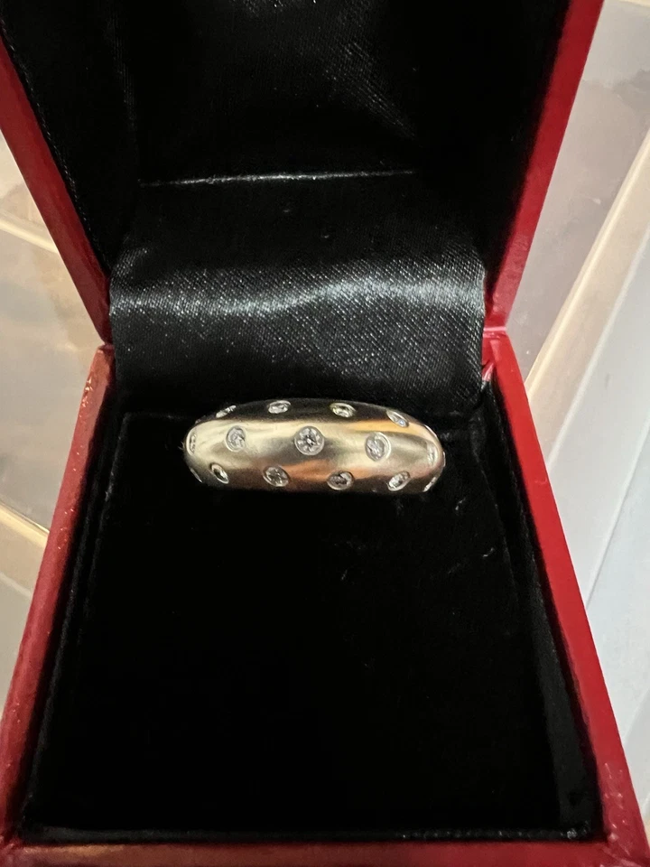 Goldring 750 18kt Gold GG/WG Brillanten