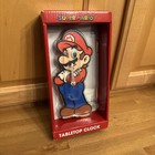 Brand New Sealed Super Mario Tabletop Statue Figure  Clock 8" Analog Display — photo 1