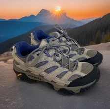 Merrell Moab 2 Vent Women's Size 8.5 Hiking Shoes J06018 Aluminum Marlin Vibram