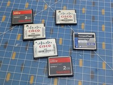  Lot of 6 Mixed 2GB-16GB High Speed Compact Flash Memory Cards  Tested/Wiped 