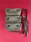 US Military Issue WW2 Grenade Pouch 3 Pocket OD Green Canvas Pouch WWII
