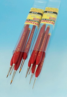 Flex-I-File BRF4P Fine Paint Brushes (Set of 4)