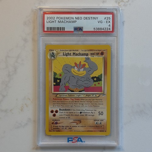 Light Machamp (Unlimited) graded PSA 4 for sale on eBay