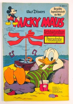 Micky Maus 1967 Heft 36 vom 9 September 1967 Walt Disney Original Ehapa Verlag
