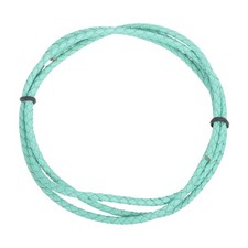 Braided Leather Cord, 3 1.1 Yard for Jewelry Making, Light Green, 1m