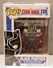 FUNKO POP MINT IN BOX #130 MARVEL CIVIL WAR SERIES BLACK PANTHER