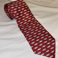 Vineyard Vines Mens Tie Red Fish Bass Martha  s Vineyard Hand Picked