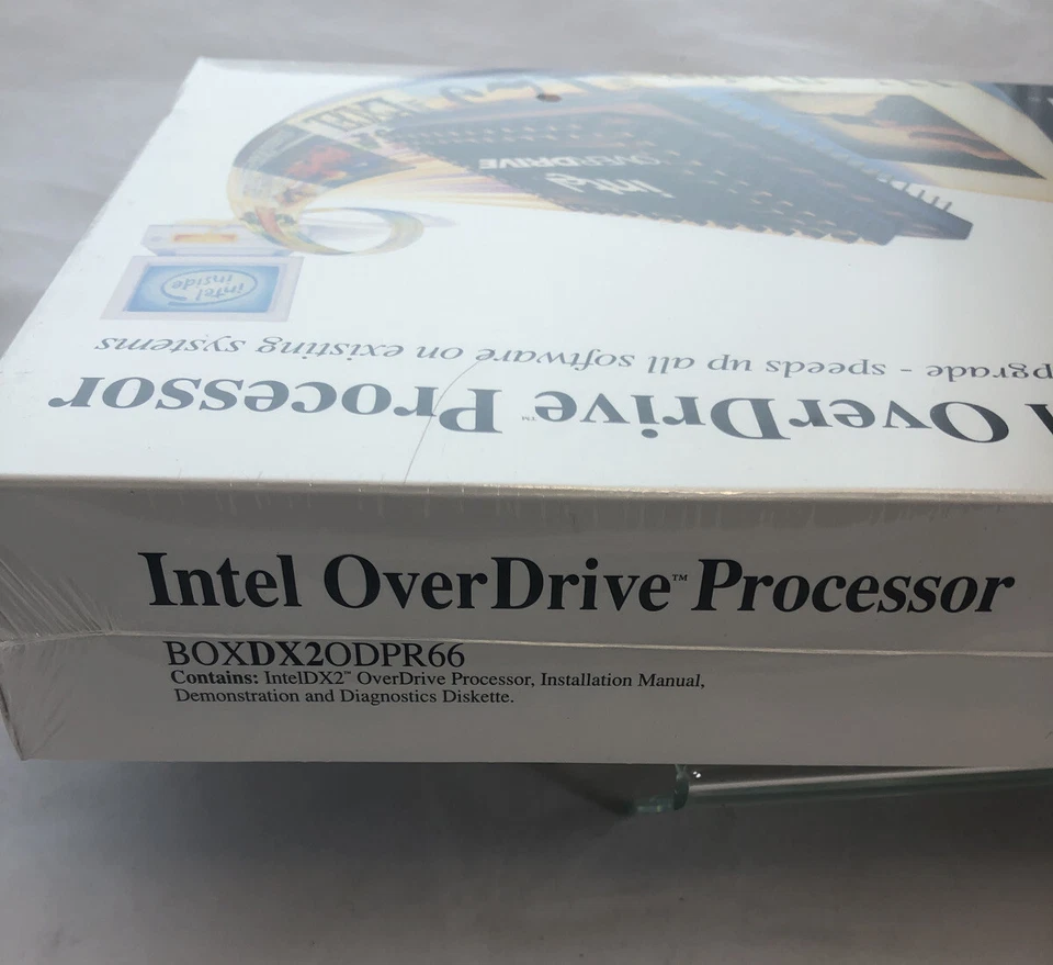 NEW 486 DX66 Retail BOX INTEL PROCESSOR DX2ODPR66 486 DX2 66Mhz OverDrive CPU - Image 4 of 4
