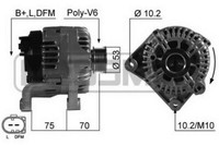 Messmer Lichtmaschine Generator 150A 14V FüR BMW 3Er Touring 320D 318D 330D