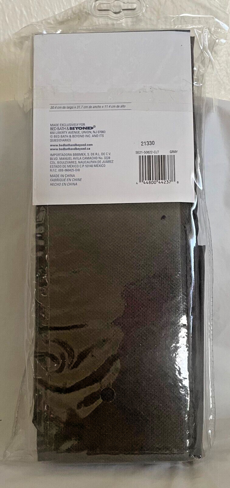 NIP Simply Essential Gray 24 Compartment Drawer Organizer 12" X 12.5 X 4.5"