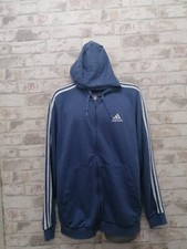 ADIDAS - Cotton - Full Zip Hoodie - size UK Large