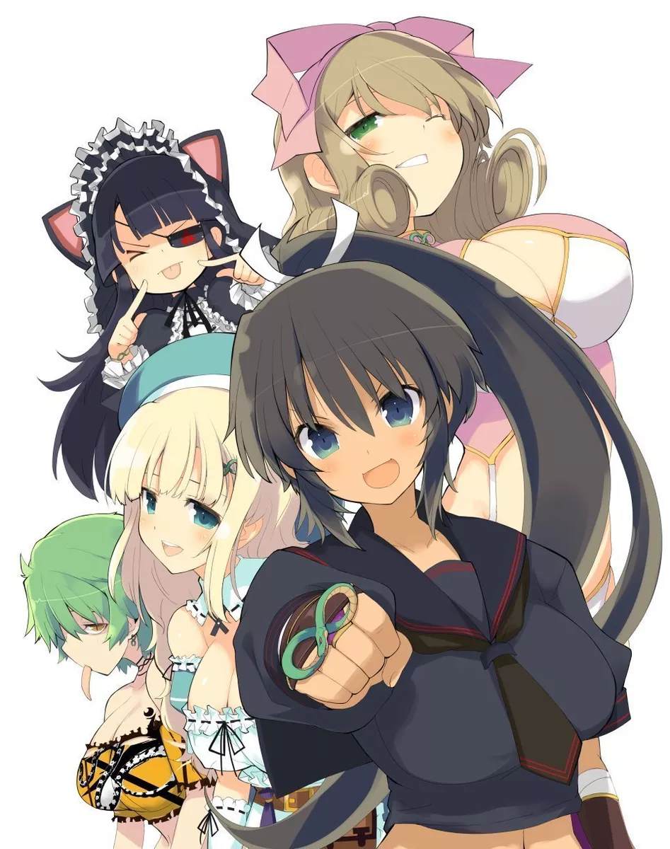 Senran Kagura Burst Guren no Shoujotachi & Shoujotachi no Shinei Nintendo  3DS