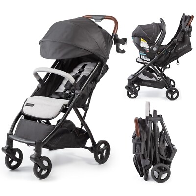 Summer Infant Ingenuity 3Dquickclose CS+ Compact Fold Stroller Gray 31900