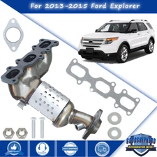 Front Right Side Manifold Catalytic Converter For 2013-15 Ford Explorer 3.5L V6