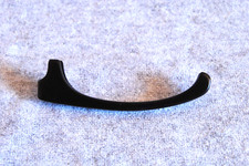 vintage eyeglasses browline plastic brow left black 48