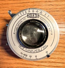 Eastman Anastigmat F-10 13 in No. 691 Lens No. 3 Universal Shutter Ilex Optical