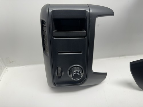 Juego de molduras y ventilación de tablero Silverado Sierra 2014-2018 gris oscuro OEM - Imagen 2 de 10