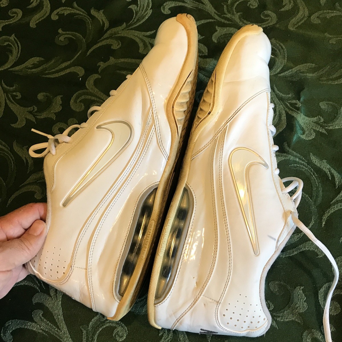 Nike 395840-103 Rare Air Max Turnaround White Silver Sz 15 Nike 395840-103 Rare Air Max Turnaround White Silver Sz 15