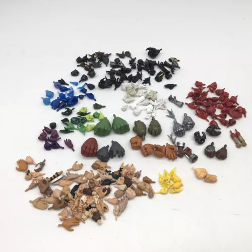 Marvel Legends Hands Fodder Huge Lot Of 255 +/- Pieces