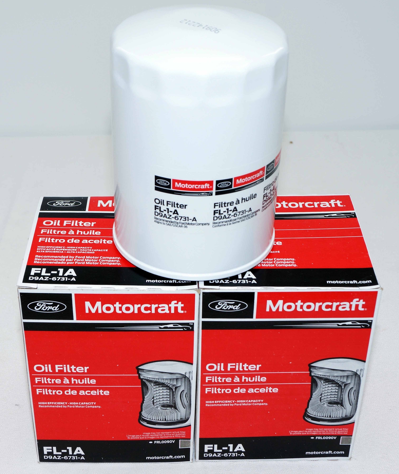 Set of 2 Genuine OEM Motorcraft FL1A Engine Oil Filter D9AZ6731A FL-1A