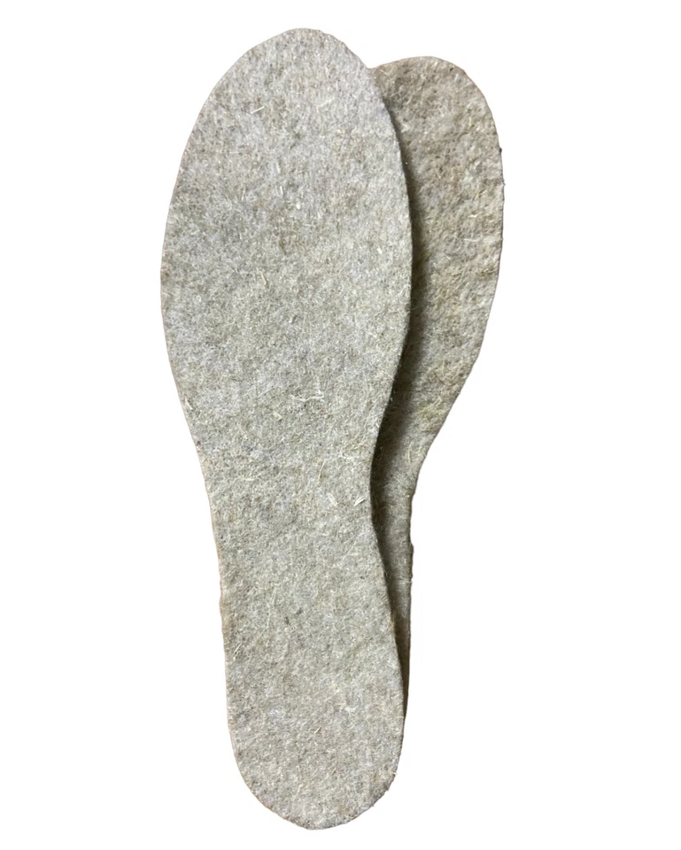 Thermo Winter Filz Einlegesohlen Schuheinlagen Filzsohlen Einlagen 8mm Dick Warm - Bild 3 von 4