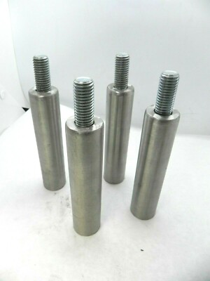 (4-pck) Stainless Steel Riser Feet Component Hardware 5/8''-11Threaded End (FR)