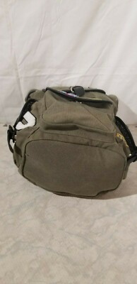 Dream Control OD Green Canvas Backpack. Lined, magnetic 