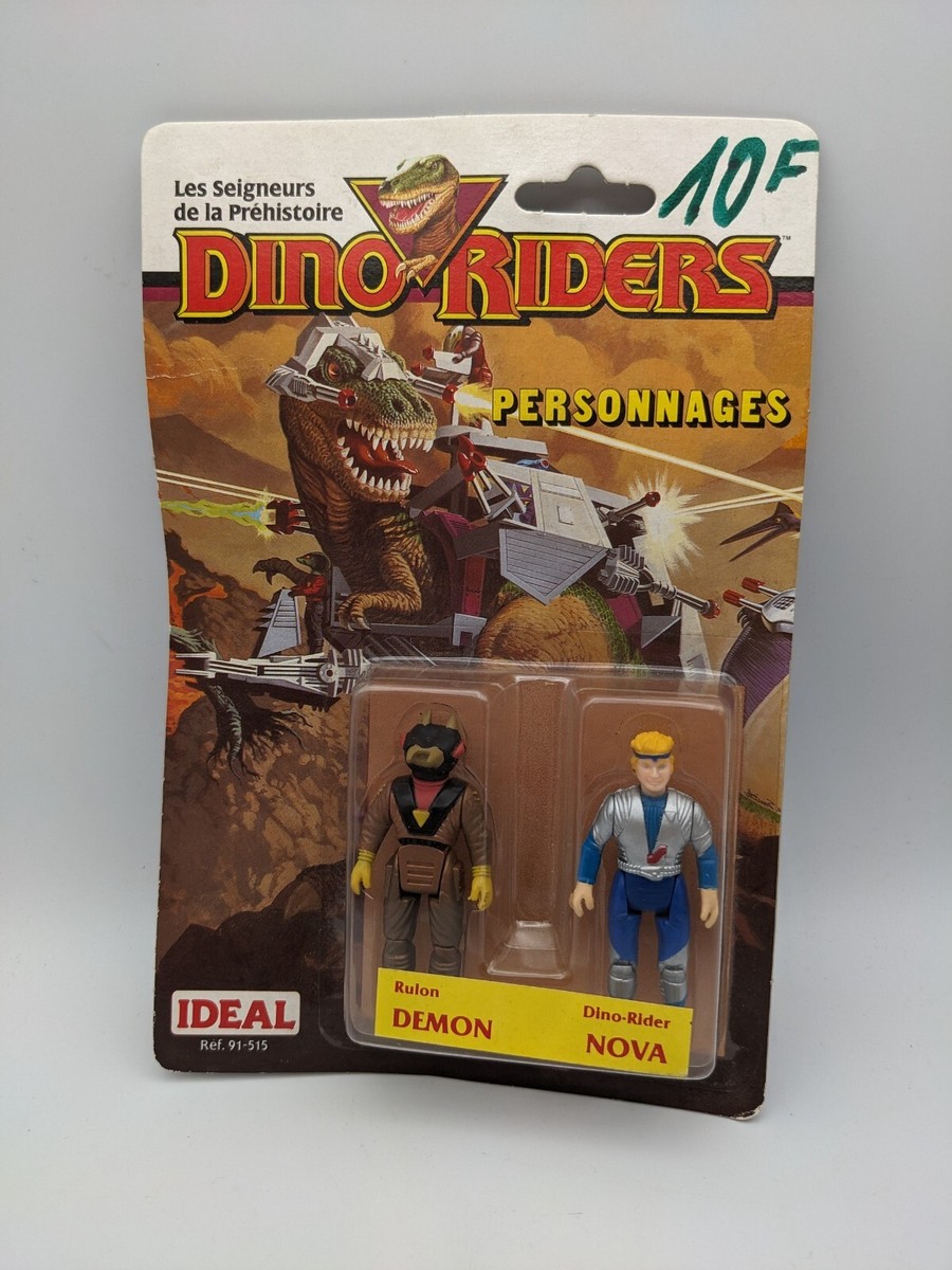 JOUET ANCIEN FIGURINE DINO RIDERS RULON (COBRUS) TYCO IDEAL VINTAGE