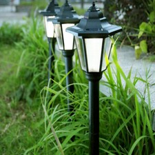 Garden LED Lights Lampost Solar Powered Borders Pathway Driveway Outdoor Patio