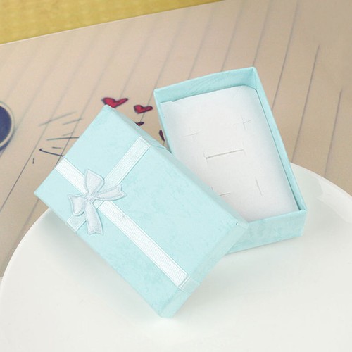 Scatola Portaoggetti Per Gioielli Accessori Regali Anelli Di Carta Orecchini ☆ - Imagen 7 de 25