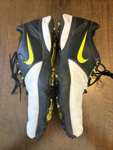 Men's Nike Golf Air Rival III 3 White Black Green Golf Shoes 628533-100 Size 9.5 - Picture 6 of 7