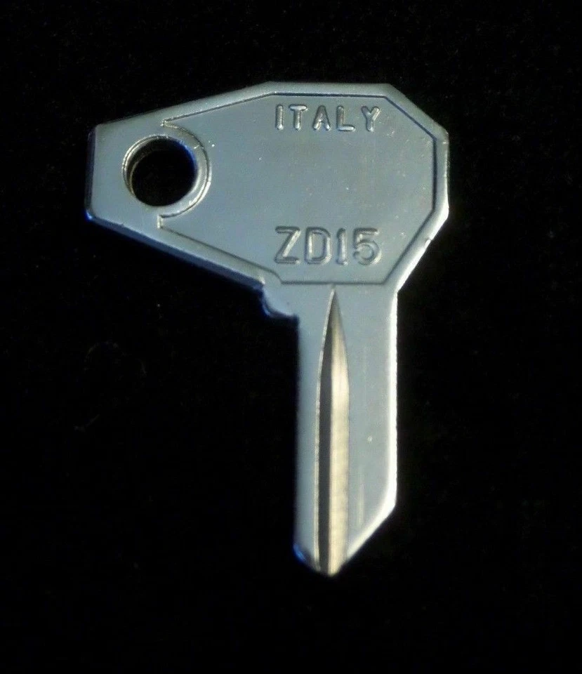 X47 Harley Davidson Aermacchi 1973 FORK LOCK Key Blank SS SX Sprint SS125 SX 125 - Image 2 of 4