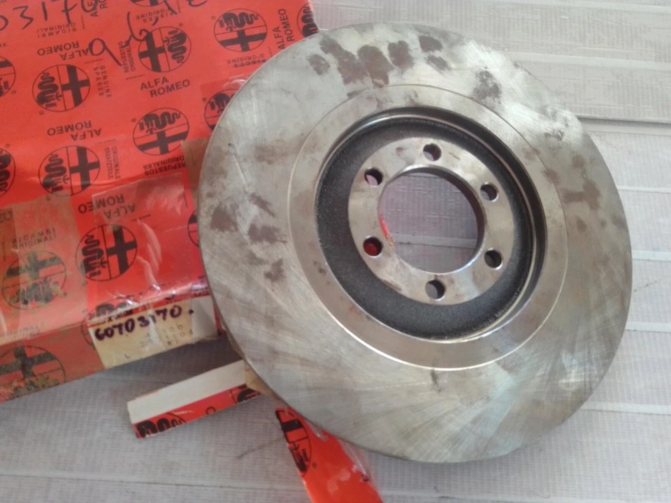 Rotor de disco de freno trasero para Alfa Romeo Alfetta 60703170 116002621504 OEM Foto 2 de 3