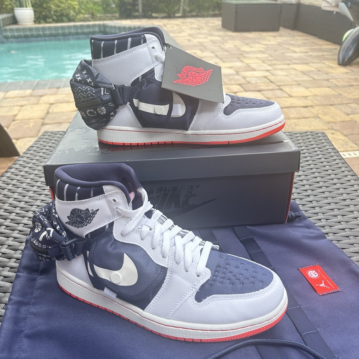 Nike Air Jordan 1 Retro Utility High Quai 54 Men's Shoes DV1717