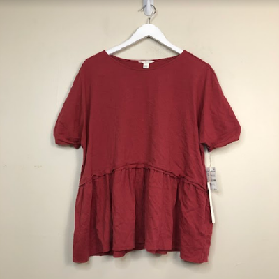 caslon peplum tee
